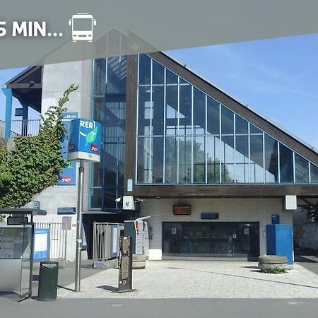 Escapade Parisienne A 25 Minutes De La Tour Eiffel Apartment Вилньов-ла-Гарен Екстериор снимка