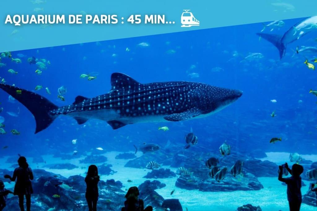 Escapade Parisienne A 25 Minutes De La Tour Eiffel Apartment Вилньов-ла-Гарен Екстериор снимка